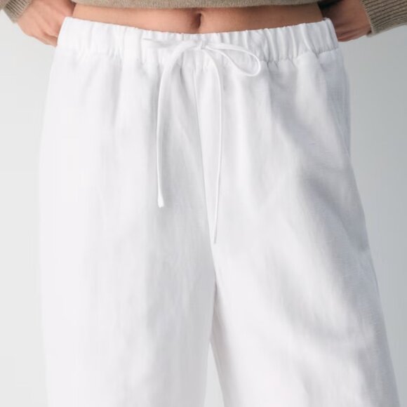 NWT Aritzia WILFRED CruiseLinen Lodge WHITE - Picture 4 of 10